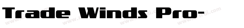 Trade Winds Pro字体转换